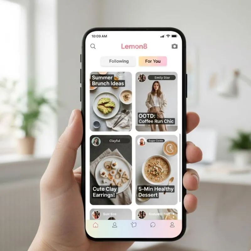 Lemon8 profile growth example