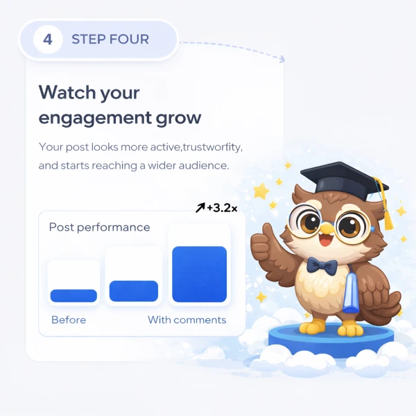 Step 4: Watch engagement grow