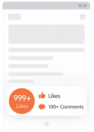 RedNote post with boosted likes