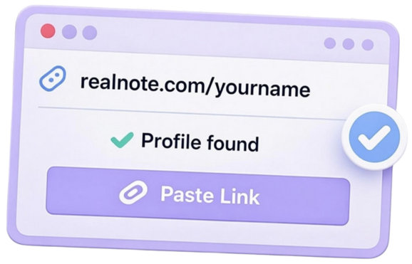Paste your profile link
