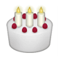 birthday cake emoji snapchat