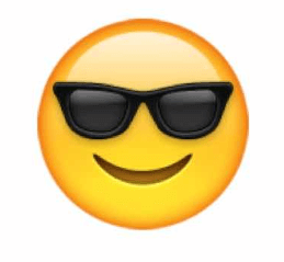 sunglasses emoji snapchat