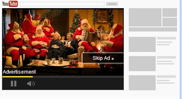 In-stream youtube video ads