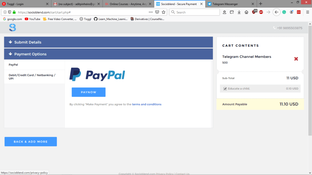 paypal payment gateway