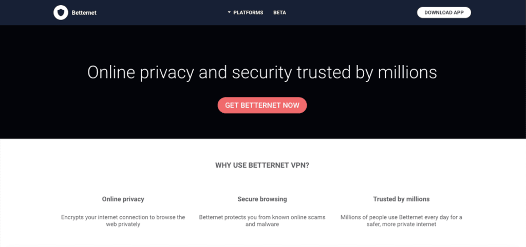 betternet vpn services