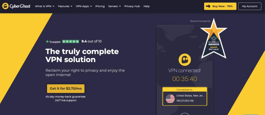 cyber ghost vpn services