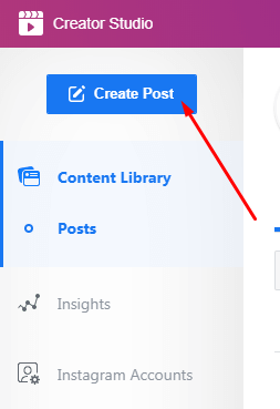 creator studio - create post