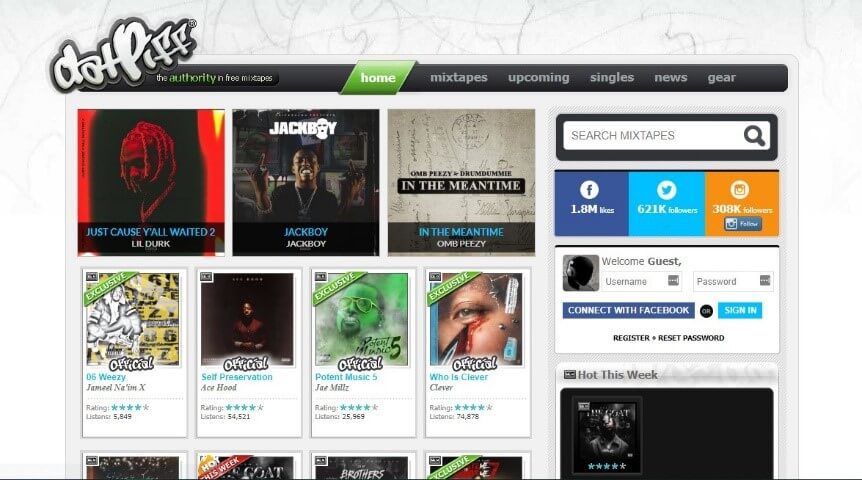 Datpiff views and downloads