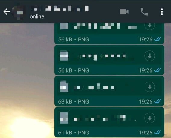 whatsapp contact screenshot