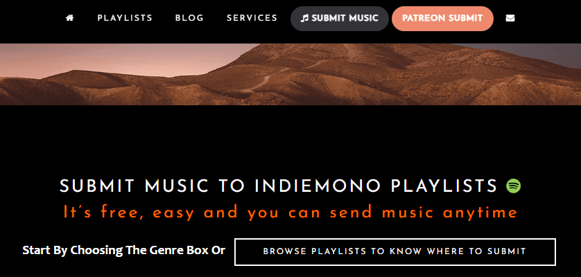 Indiemono Spotify curator