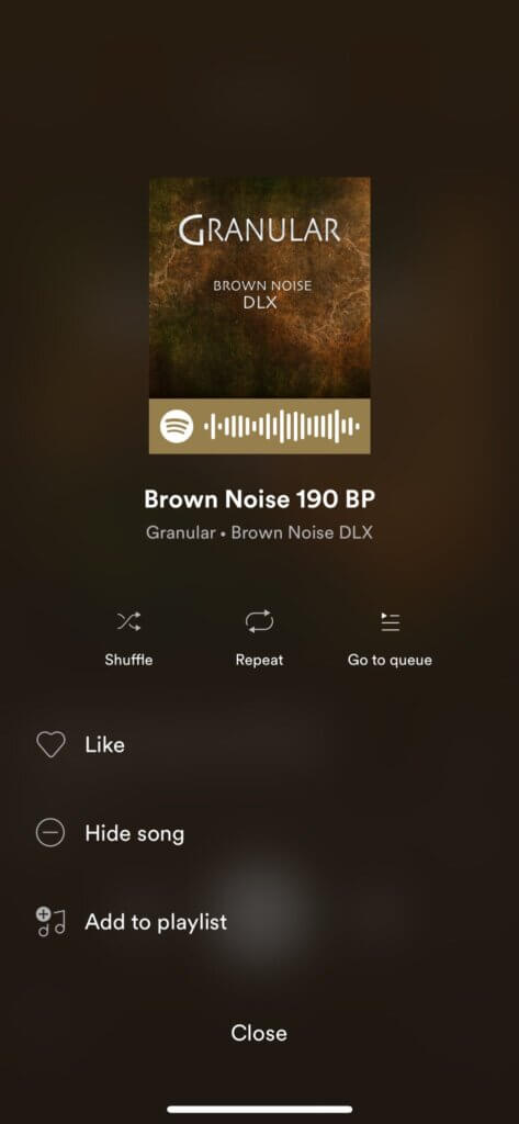 Click on Spotify Code