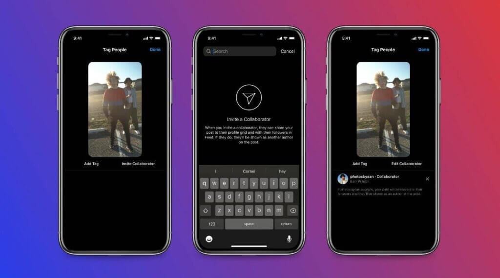 Invite a Collaborator Feature on Instagram