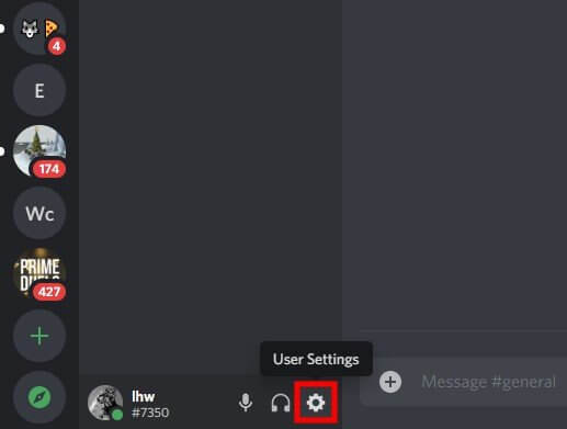 How to access "about me" feature in Discord