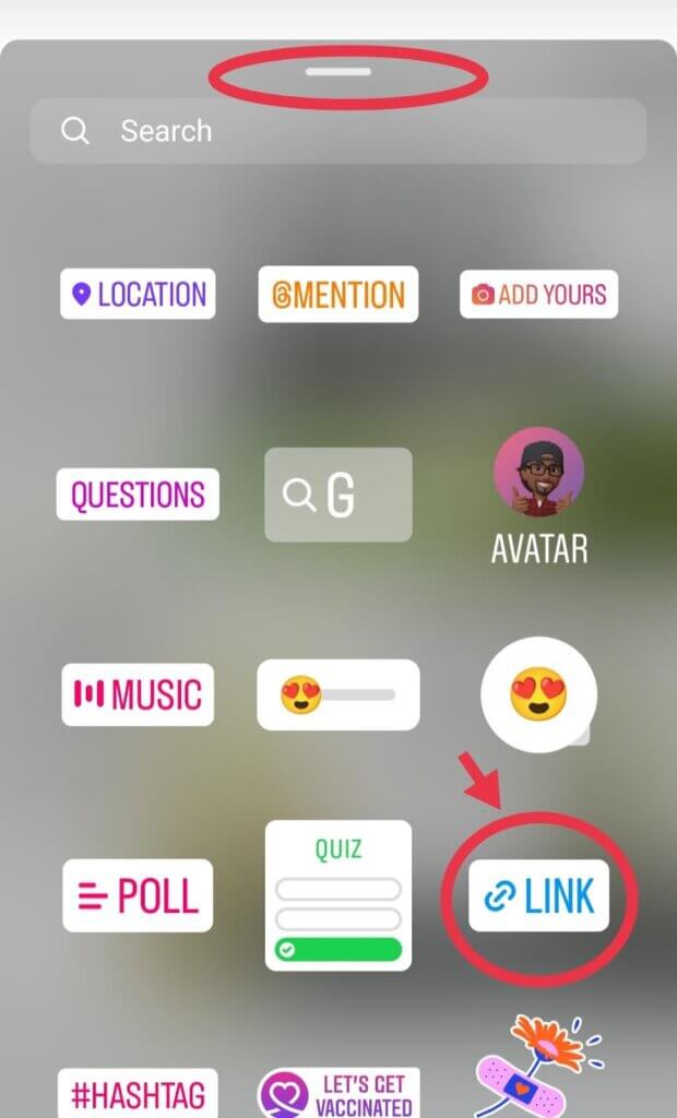 link stickers instagram steps 1