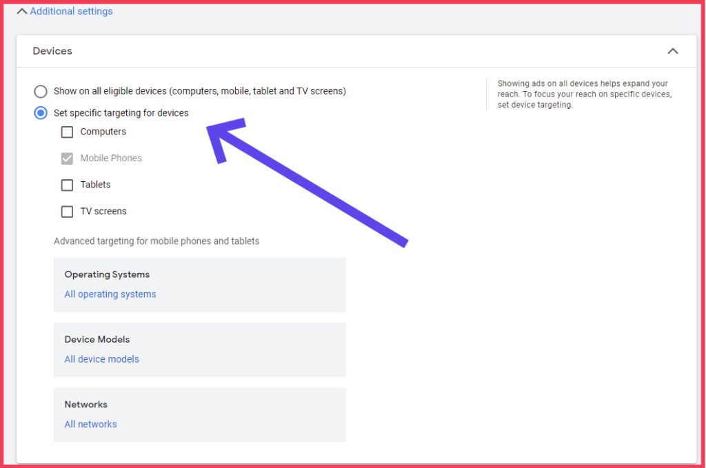 device targeting with google ads for youtube shorts