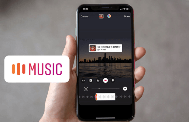 Instagram music library