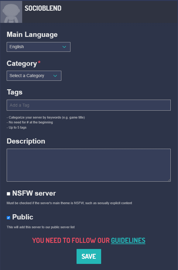 DISBOARD  Public Discord Server List