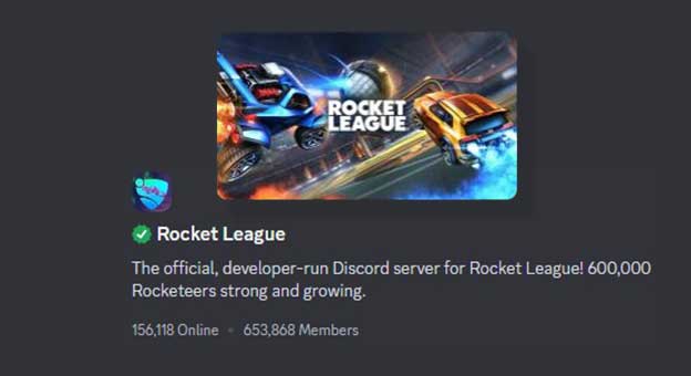 Rocket League Discord server