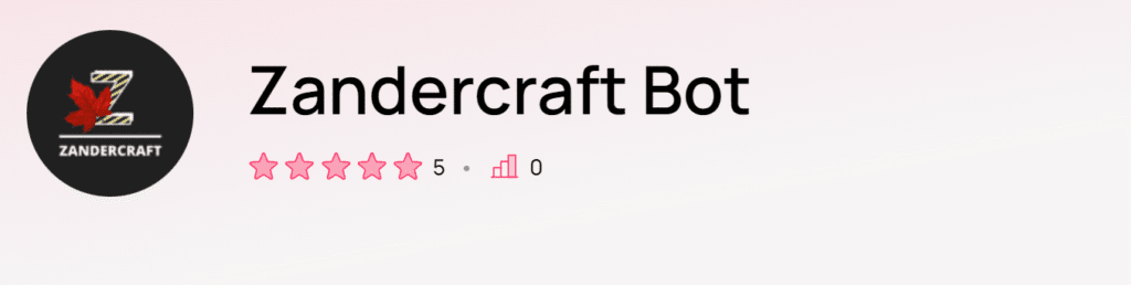 zandercraft Discord bot