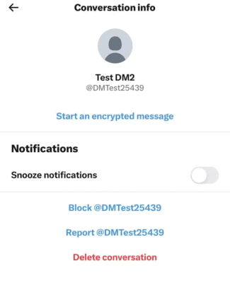 Sending Encrypted Direct Messages