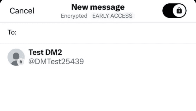 Encrypted DM on Twitter