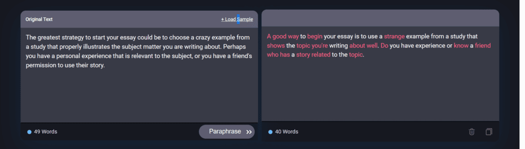 paraphrase generator