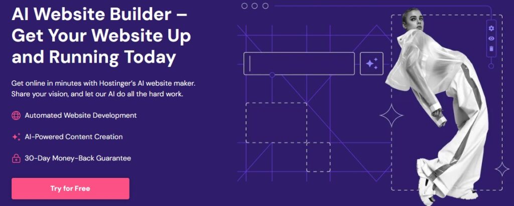 Hostinger AI website builder