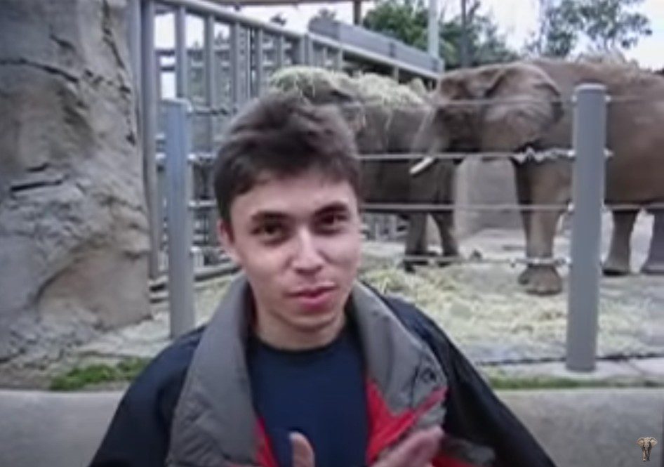 Jawed Karim's first video 'me at the zoo'