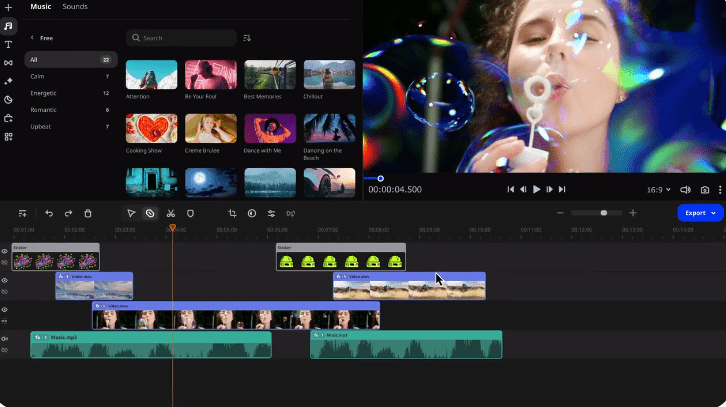 Movavi video editor