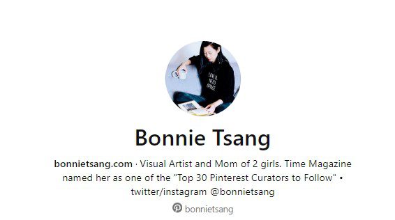 Bonnie Tsang Pinterest