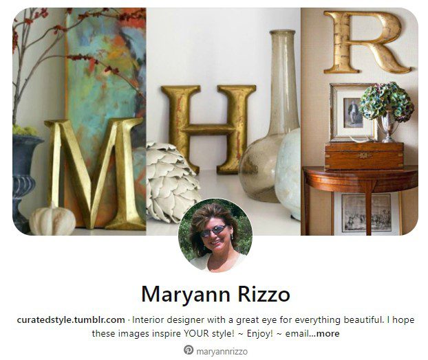 Maryann Rizzo Pinterest