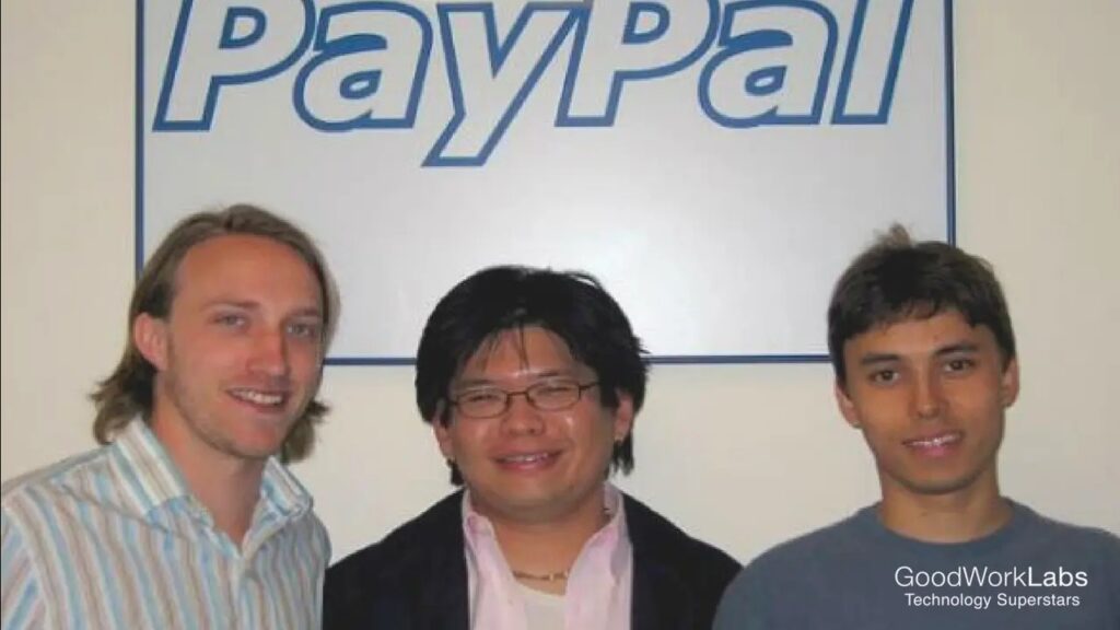 Chad Hurley (left), Steve Chen (center) and Jawed Karim( right)