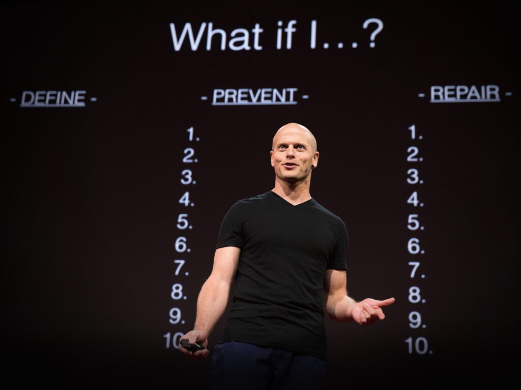 Tim Ferriss speaks at TED2017