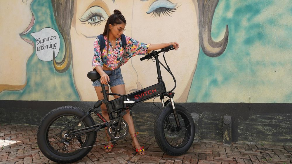 Girl riding bike