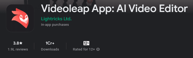 VideoLeap app