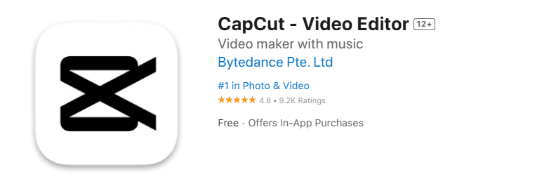 CapCut Video Editor