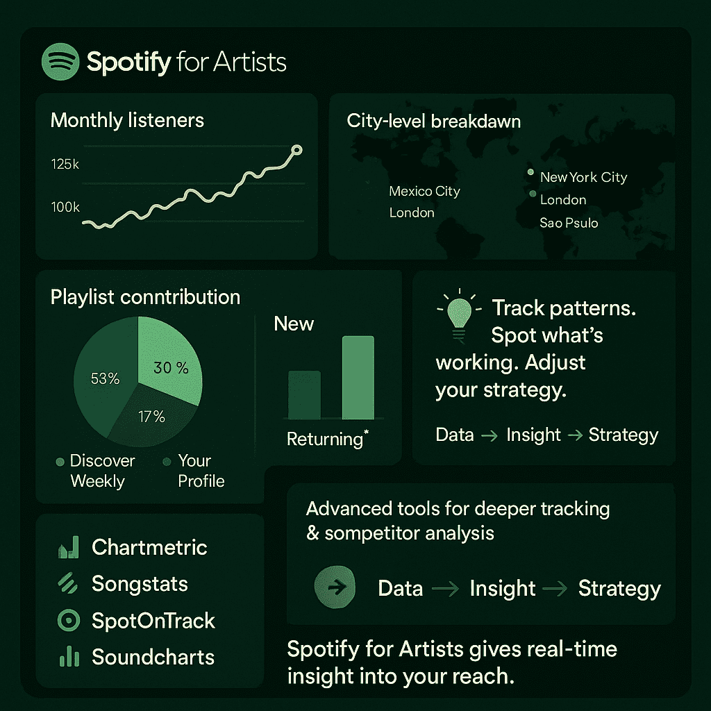 How to Track or Analyze Your Spotify Monthly Listeners