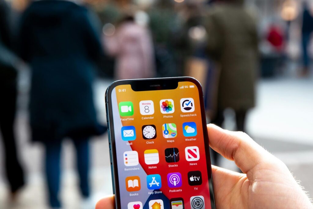 using mobile