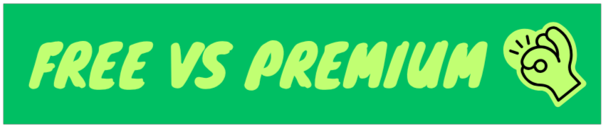 Spotify free plan vs premium plan comparison