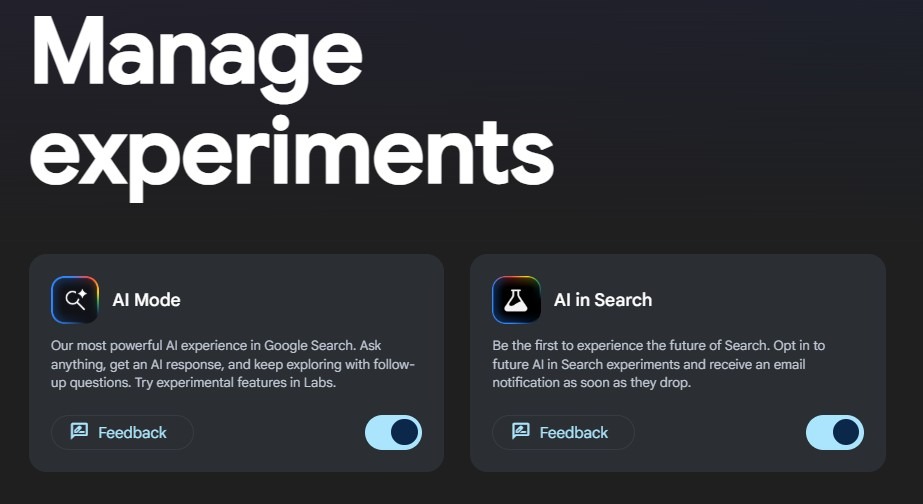 google search labs