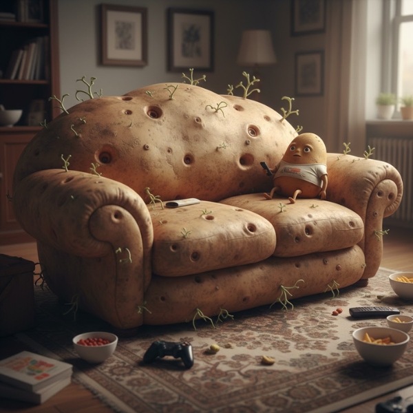 Couch potato example by Gemini