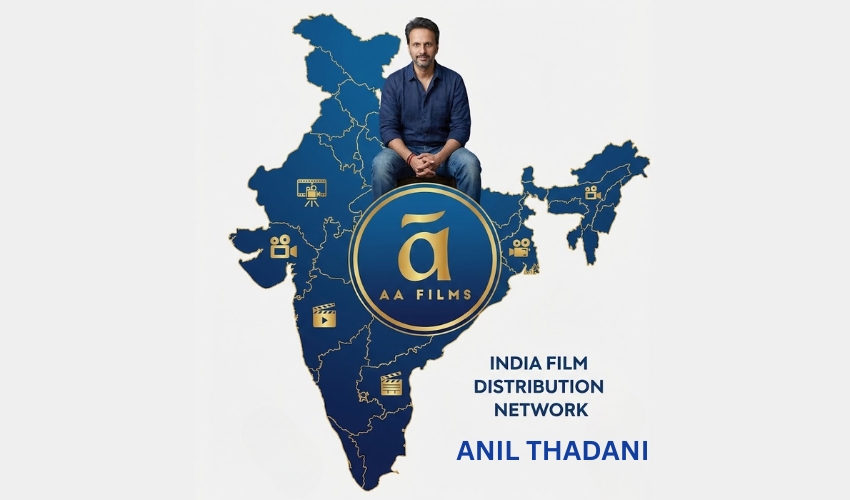 Anil Thadani sitting on a movie distribution network in India.