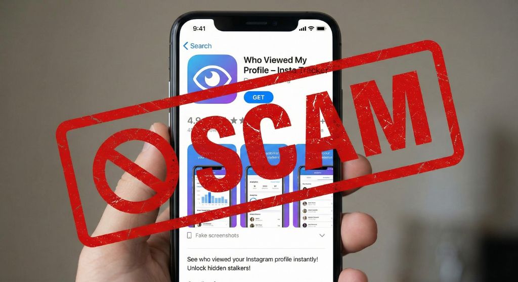 scam apps that promise to show who viewed your profile