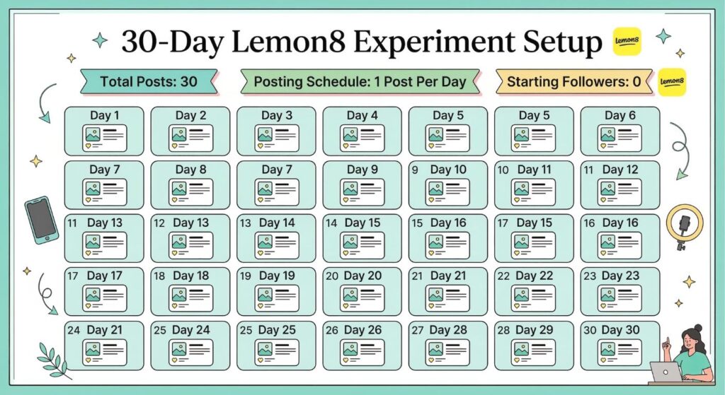 The 30-Day Experiment Setup posts on lemon8