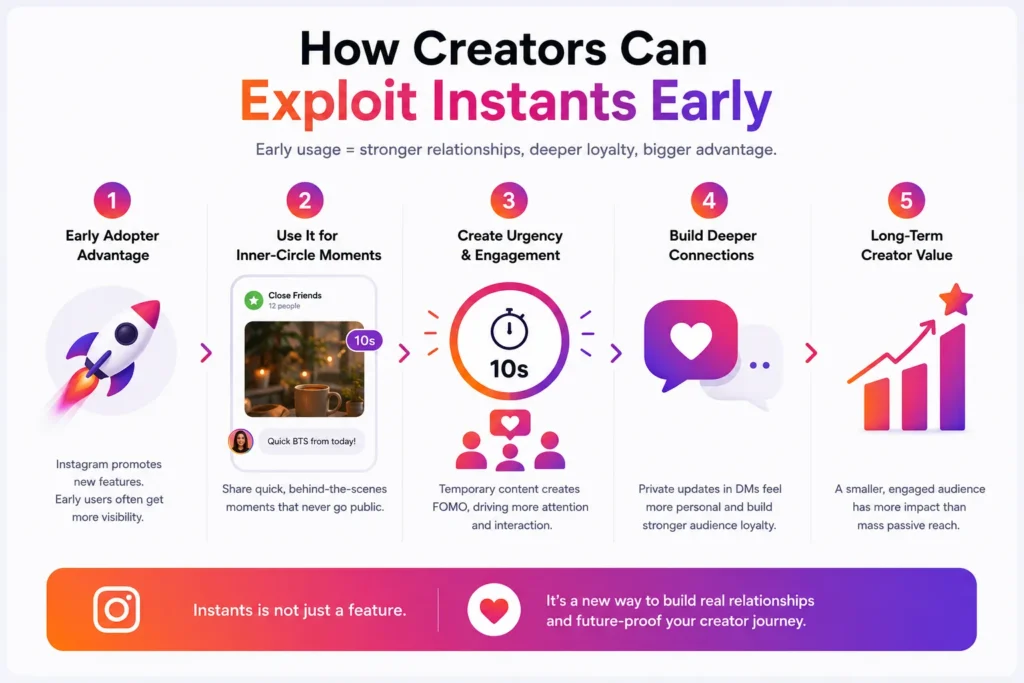 How Creators Can Exploit Instagram Instants Early
