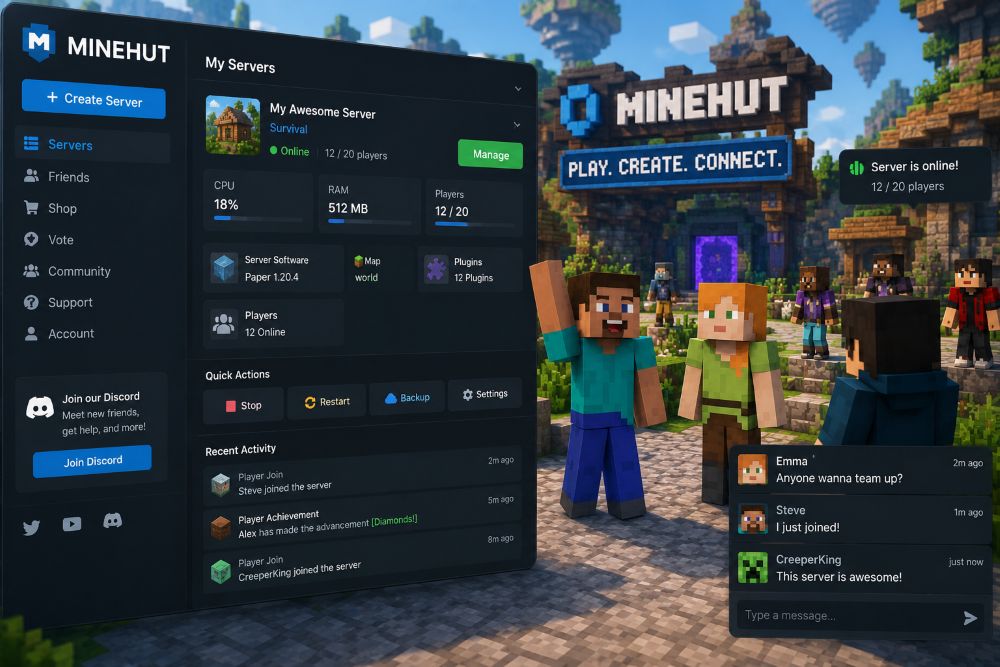 Minehut server