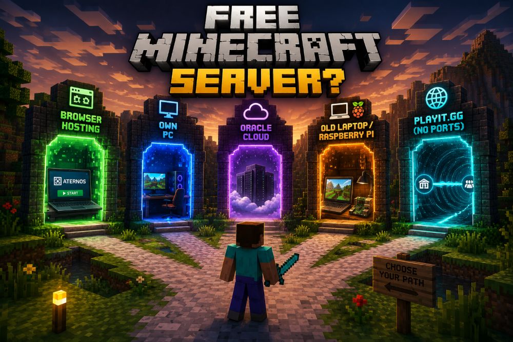 How to Make a Minecraft Server for Free: 5 Methods Tested free minecraft servers