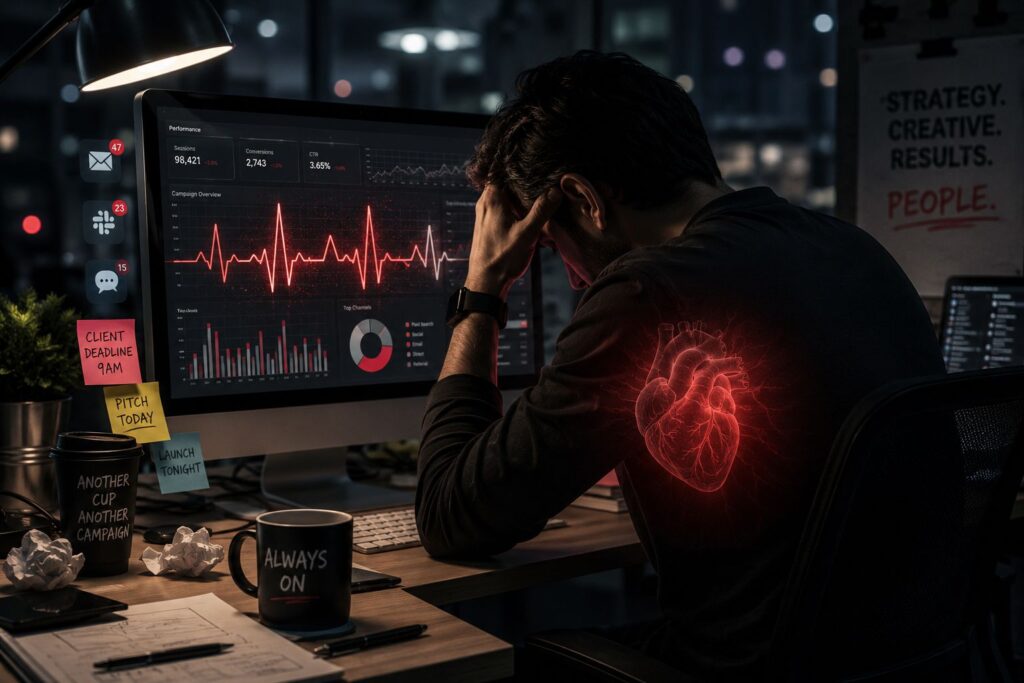 Heart Health in High-Stress Agency Environments: Why Marketers Need to Unplug importance of heart health