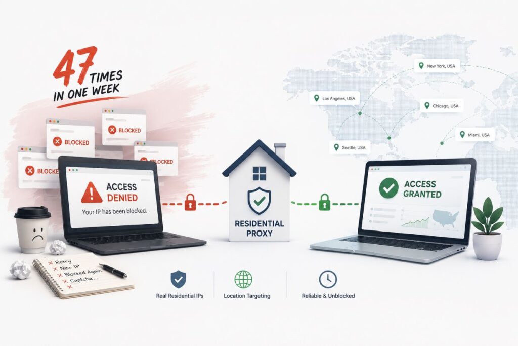 Why I Started Using Residential Proxies After Getting Blocked 47 Times in One Week residential proxy