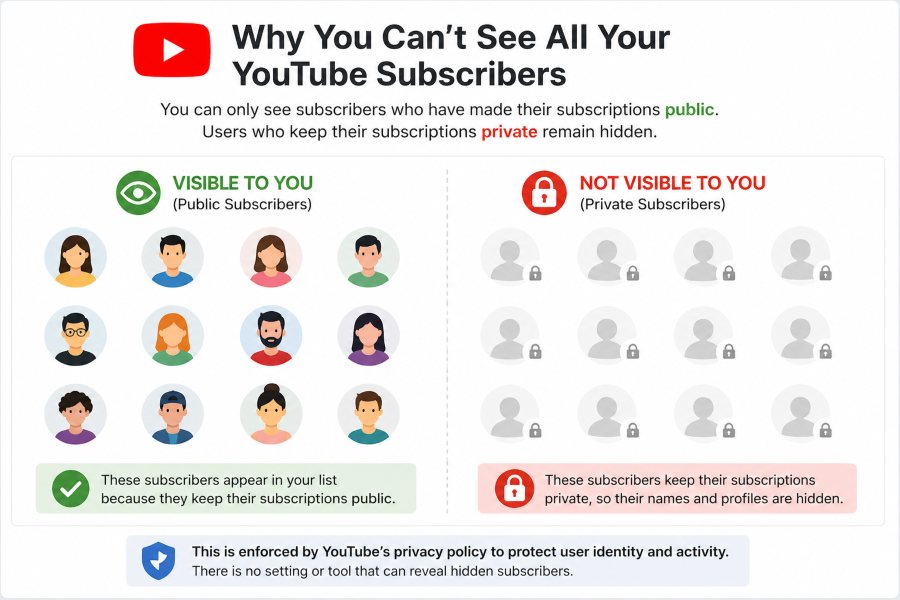 Why You Can’t See All Your YouTube Subscribers